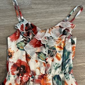 Floral maxi dress -used once